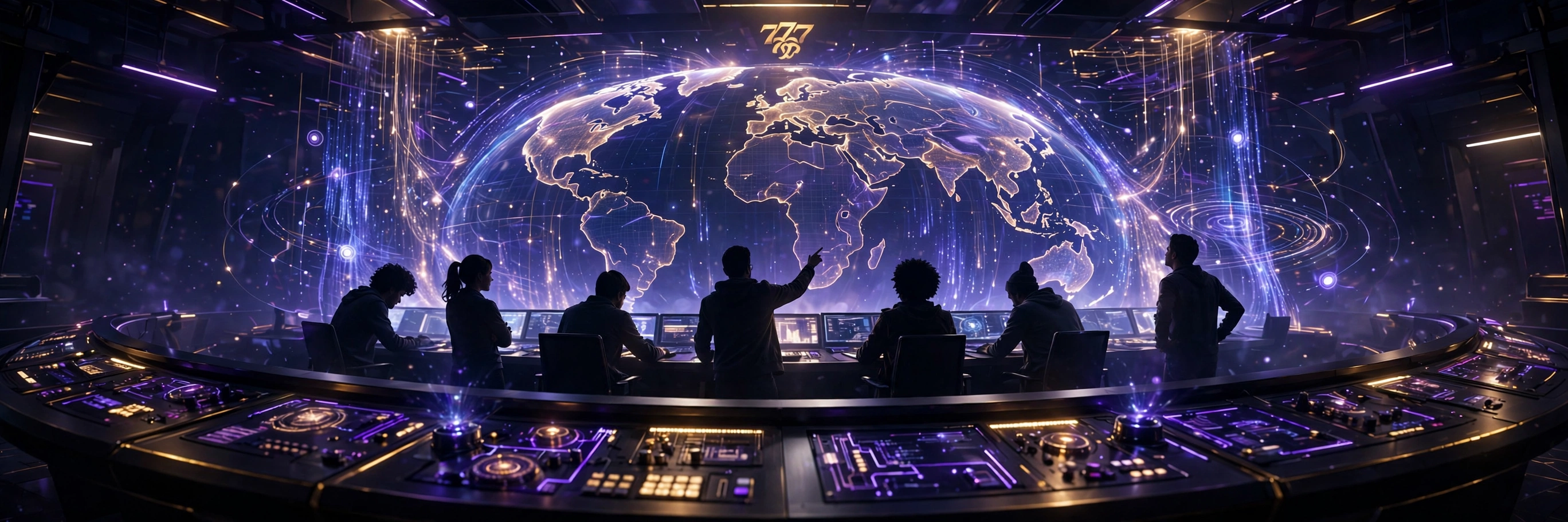 The 777 Software mission control crew at work